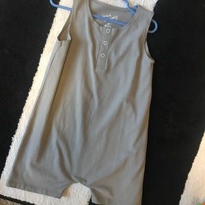 June and January gray romper
